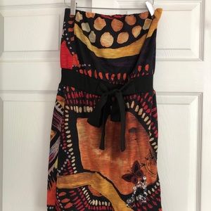 Sleeveless colorful dress